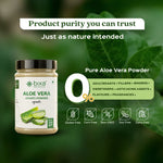 Bixa Botanical Aloe Vera Leaves Powder (Aloe Barbadensis) | Pure Kumari Leaf Powder for Skin Hydration, Scalp Health & Digestive Cleansing (200g)