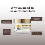 Utkrisht Khadi Dark Spot & De-Pigmentation Cream (50g) | Reduces Acne Marks, Sun Spots & Uneven Skin Tone