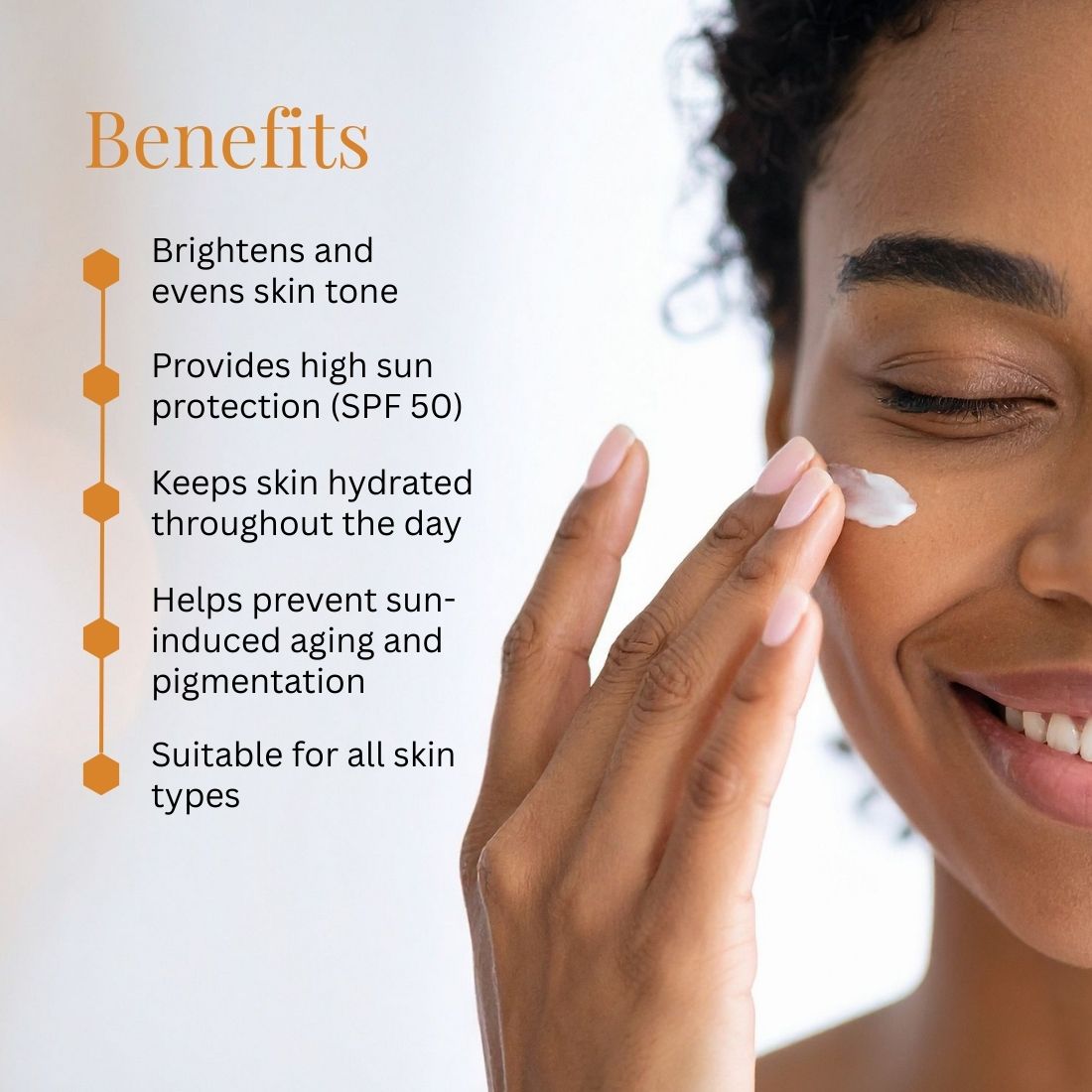Kayee Ayurveda Vitamin C Day Cream 20% with SPF 30 for Face, Brightening Facial Moisturizer for Dull Skin, Helps Support Radiant-Looking Skin & Even-Looking Tone, Daily Sun Protection Cream | 50 g