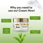 Utkrisht Khadi Pure Anti-Acne & Pimple Face Cream (50g) | For Clear Skin, Breakout Control & Blemish Reduction