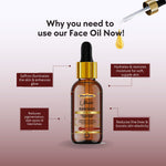 Khadi Kumkumadi Face Oil | Ayurvedic Kumkumadi Tailam with Saffron | Face Oil for Glowing & Radiant-Looking Skin | Dark Spot, Pigmentation & Fine Line Care | All Skin Types | 30 ml