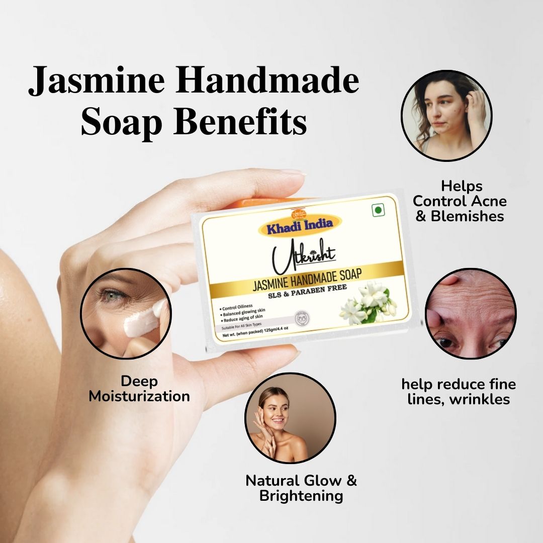 Utkrisht Khadi Jasmine Soap (125g)