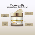 Khadi Potato Face Scrub | Natural Exfoliating Scrub with Potato Extract | Helps Remove Dead Skin, Dirt & Surface Impurities | De-Tan, Pigmentation & Skin Brightening Care | Helps Improve Skin Texture & Glow | For All Skin Types | 100 gm