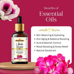 Khadi Geranium Essential Oil – 100% Pure & Natural Aromatherapy Oil for Skin, Hair & Stress Relief