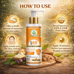 Bhudevam Naturals Khadi SPF 60 Moisturizing Sunscreen Lotion | Non-Greasy Sunblock for Outdoor Sun Protection- 100ML