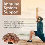 Vitaminnica Turkey Tail Mushroom Capsules - Immune Defense & Gut Health, 60 Count