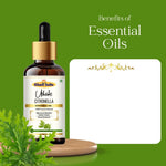 Khadi Citronella Essential Oil | Pure & Natural Citronella Oil for Home & Body Care | Essential Oil for Fresh Aroma & Outdoor Insect Protection | Aromatherapy & Diffuser Oil | 15 ml