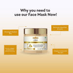 Khadi 24K Gold Face Pack for Glowing & Youthful Skin | Herbal Formula for Smooth, Radiant & Youthful Skin- 100GM