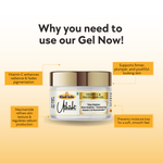 Khadi Vitamin C Face Gel for Brightening & Glowing Skin | Hydrating Gel for Dark Spot & Dull Skin Care | Lightweight, Non-Sticky & Non-Greasy Face Moisturizer | For Men & Women | 50 gm