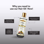 Utkrisht Khadi 21 Jadibooti Hair Oil | For Hair Growth, Hair Fall Control & Scalp Nourishment