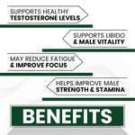 Raskam Fadogia Agrestis with Tongkat Ali Capsules, Maximum Strength, May Support athletic performance, stamina and stress tolerance, Vegan Friendly, 100 Capsules