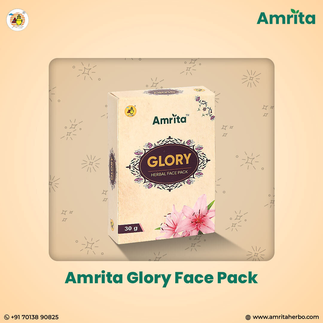 Amrita Glory Herbal Face Pack - 30gm Face Pack