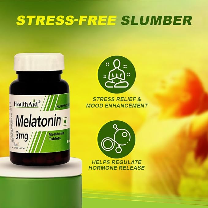 HealthAid Melatonin 3mg Tablet - 60 Tablets