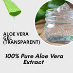 Bhudevam Naturals Khadi Pure Aloe Vera Gel (Transparent) for Skin & Hair | Natural Hydrating Gel for Face, Acne Care, Sunburn Relief & Deep Moisturization- 200GM