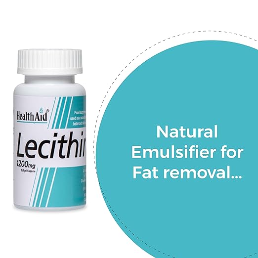 HealthAid Lecithin 1200 mg Soft Gelatin Capsule - 50 Soft Gelatin Capsule