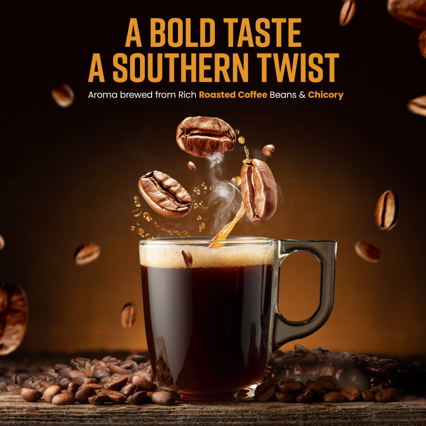 Vanalaya Southern Classic Instant Coffee 70% Arabica & 30% chicory Coffee - 50gm