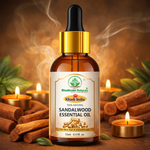 Bhudevam Naturals Khadi Sandalwood Essential Oil for Skin Care, Aromatherapy, Meditation, Diffuser & Massage -15ml