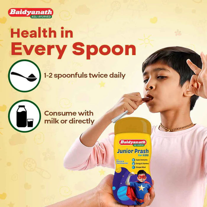 Baidyanath Junior Prash for the All Rounders | Ayurvedic Tonic for Children’s Immunity & Growth - 1kg