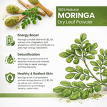 MAPL Moringa Leaves Powder | Ayurvedic Superfood | Boosts Immunity, Energy, Digestion & Detox | 100% Pure Natural | 200 gm