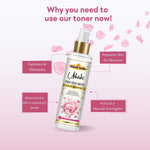 Utkrisht Khadi Pure Rose Water Skin Toner | Hydrating, Pore Tightening & Refreshing Facial Mist