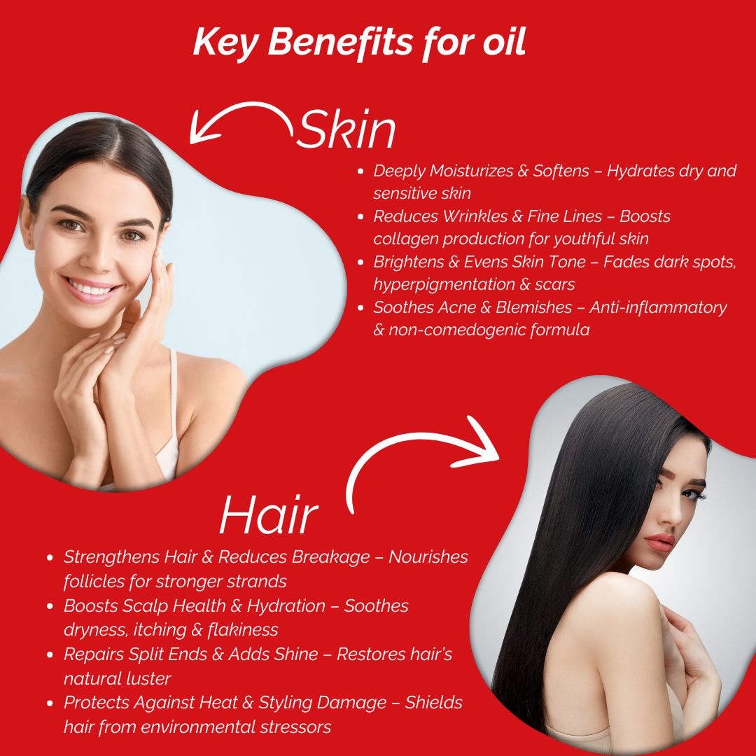 Utkrisht Khadi Pure Rosehip Oil | For Skin & Hair | Anti-Aging, Scar & Pigmentation Repair Oil
