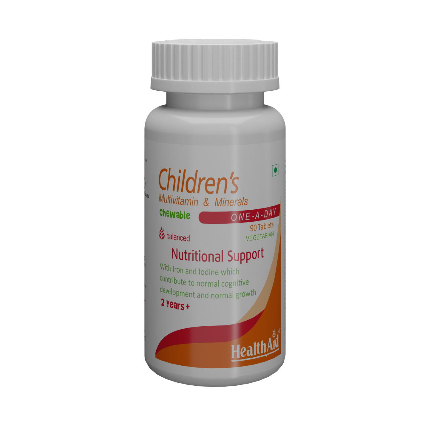 HealthAid Children's Multivitamins & Minerals Chewable Tablet - 90 Chewable Tablet