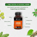 Bixa Botanical LIVERIX (60 Veg Capsules | 450mg) | Synergistic Ayurvedic Formula for Natural Liver Detoxification & Hepatic Function