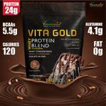 Vitaminnica Vita Gold Whey Protein Blend - Irish Chocolate Powder, 900g, 30 Servings