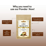 Khadi Multani Mitti Powder for Face & Hair | 100% Natural Fuller’s Earth Powder | Deep Cleansing & Oil Control | Face Pack & Hair Mask for Skin & Scalp Care | For All Skin Types | 100 gm