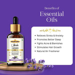 Khadi Lavender Essential Oil | Pure & Natural Lavender Oil for Face, Skin & Aromatherapy | Floral Essential Oil for Relaxation, Calm & Bedtime Routine | 15 ml