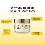 Khadi Essentials Banana & Niacinamide Skin Brightening Face Cream (50g) | For Glowing Skin, Dark Spots & Uneven Tone