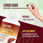 MAPL Livoright DS Tablets | Ayurvedic Liver Support & Detox | Supports Fatty Liver, Energy, Digestion & Vitality | Lab-Tested Natural Formula | 60 Tablets