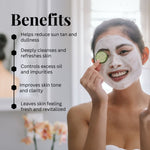 Kayee Ayurveda De-Tan Face Pack for Men & Women | Herbal Face Pack for Tanned, Dull & Uneven-Looking Skin | Helps Remove Surface Impurities, Excess Oil & Dead Skin Cells for Fresh, Smooth & Radiant-Looking Skin
