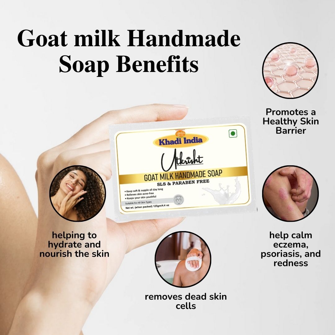 Utkrisht Khadi Goat Milk Soap (125g)