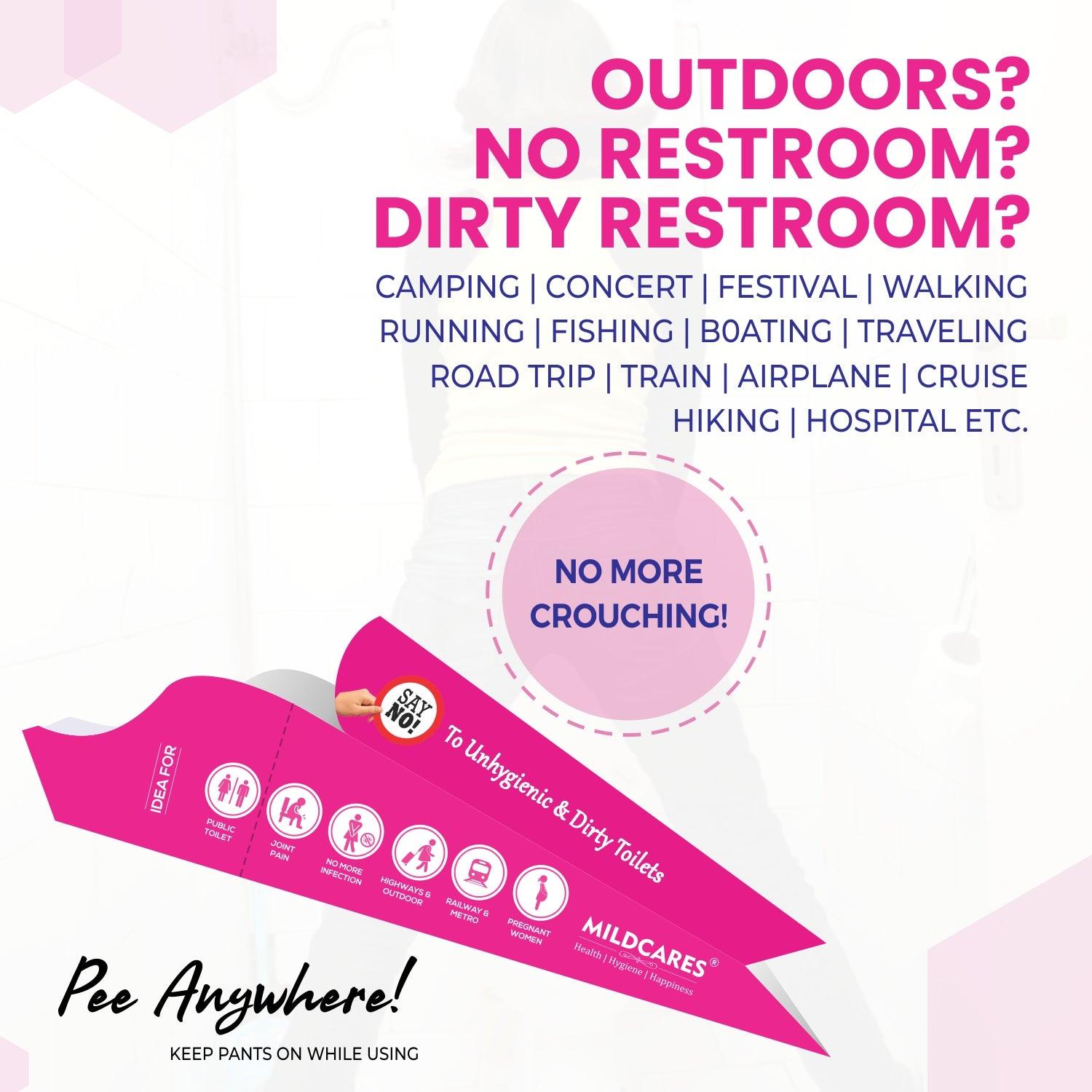 MildCares Disposable Stand & Pee Female Urination Device for Women