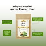 Khadi Brahmi Powder for Hair Care | 100% Natural Brahmi Leaf Powder | Helps Reduce Hair Fall, Strengthen Roots & Nourish Scalp | Ayurvedic Herbal Hair Pack | For All Hair Types