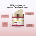 Khadi Kumkumadi Face Scrub | Ayurvedic Herbal Scrub with Saffron, Turmeric & Herbal Oils | Gentle Exfoliation for Dead Skin & Surface Impurities | Skin Brightening & Radiance Care | Helps Improve Skin Texture & Glow | For All Skin Types | 100 gm