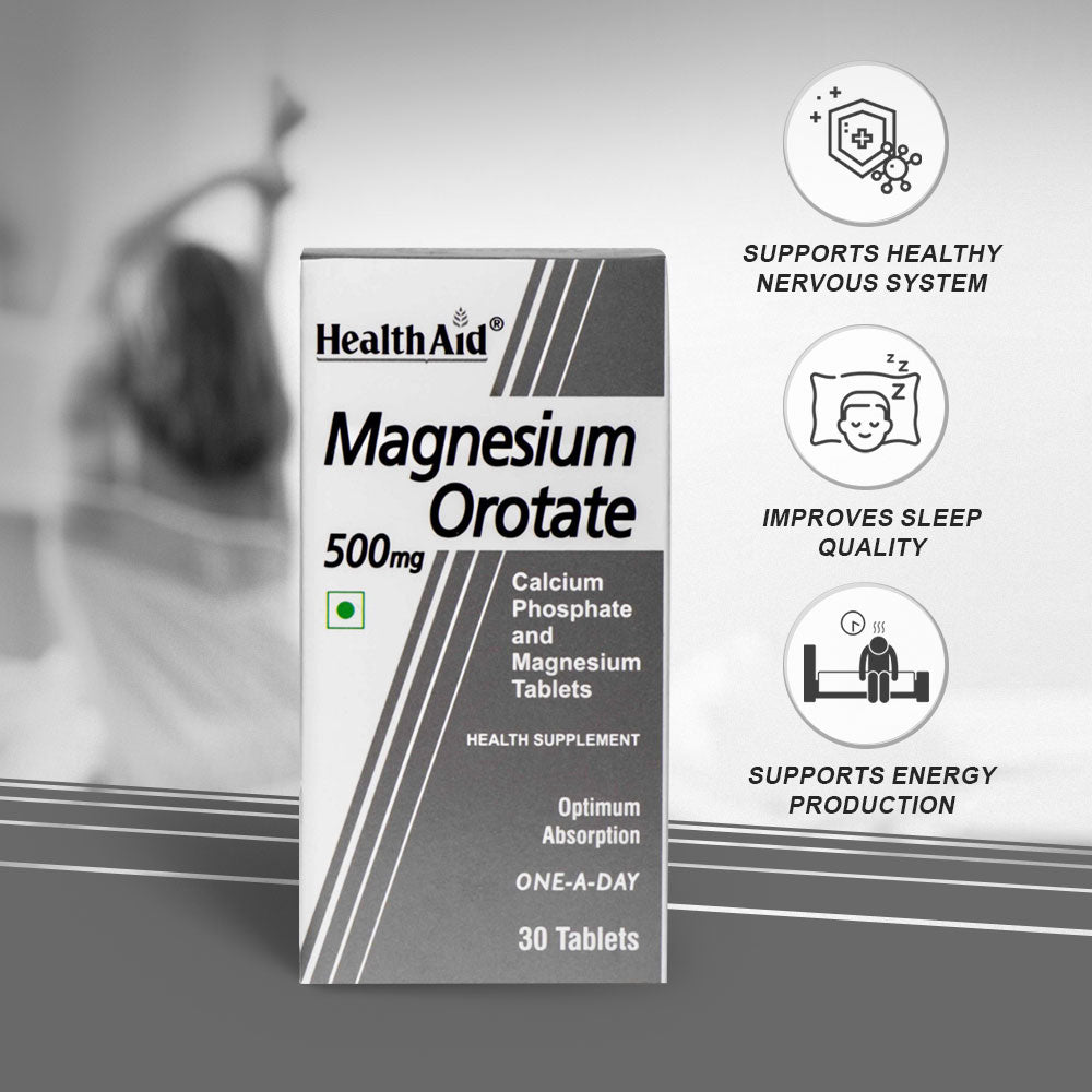 Healthaid Magnesium Orotate 500mg Tablet - 30 Tablet