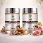 Bhudevam Naturals Khadi Rose Sandalwood Face Pack For for Skin Brightening, Cooling & Deep Cleansing- 100GM (Pack of 2)