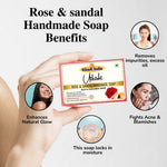 Utkrisht Khadi Rose & Sandalwood Soap (125g)