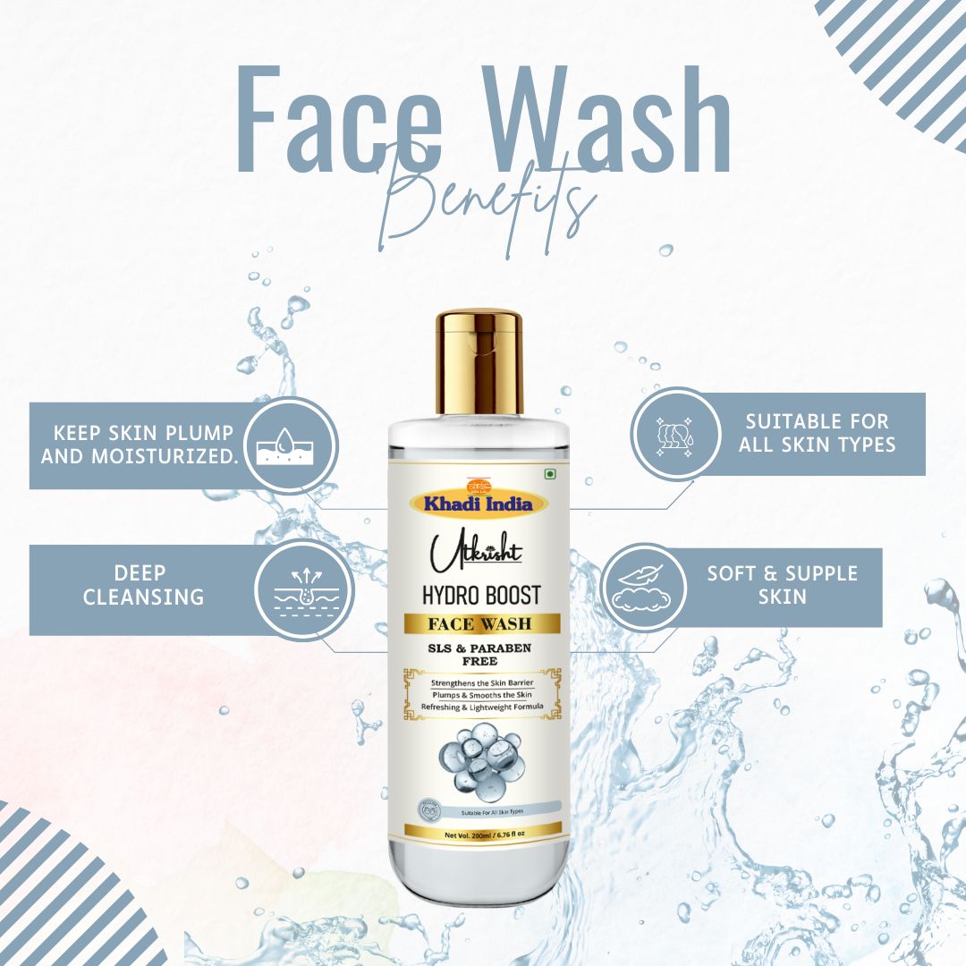 Utkrisht Khadi Hydro Boost Face Wash (200ml)