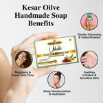Utkrisht Khadi Natural Kesar & Olive Oil Soap (125g)