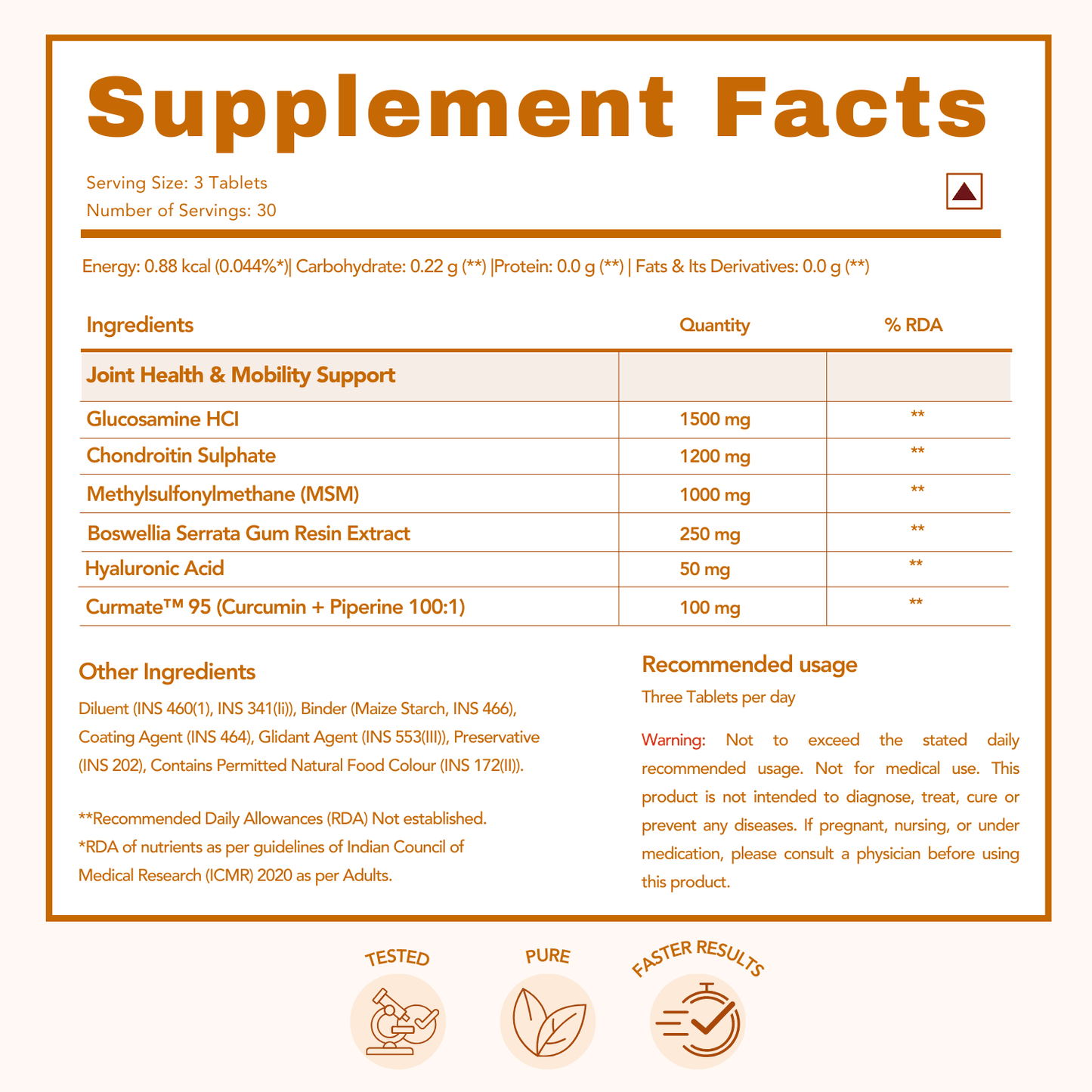 Wishnew Wellness Joint Flex Plus Tablet - 90 Tablets