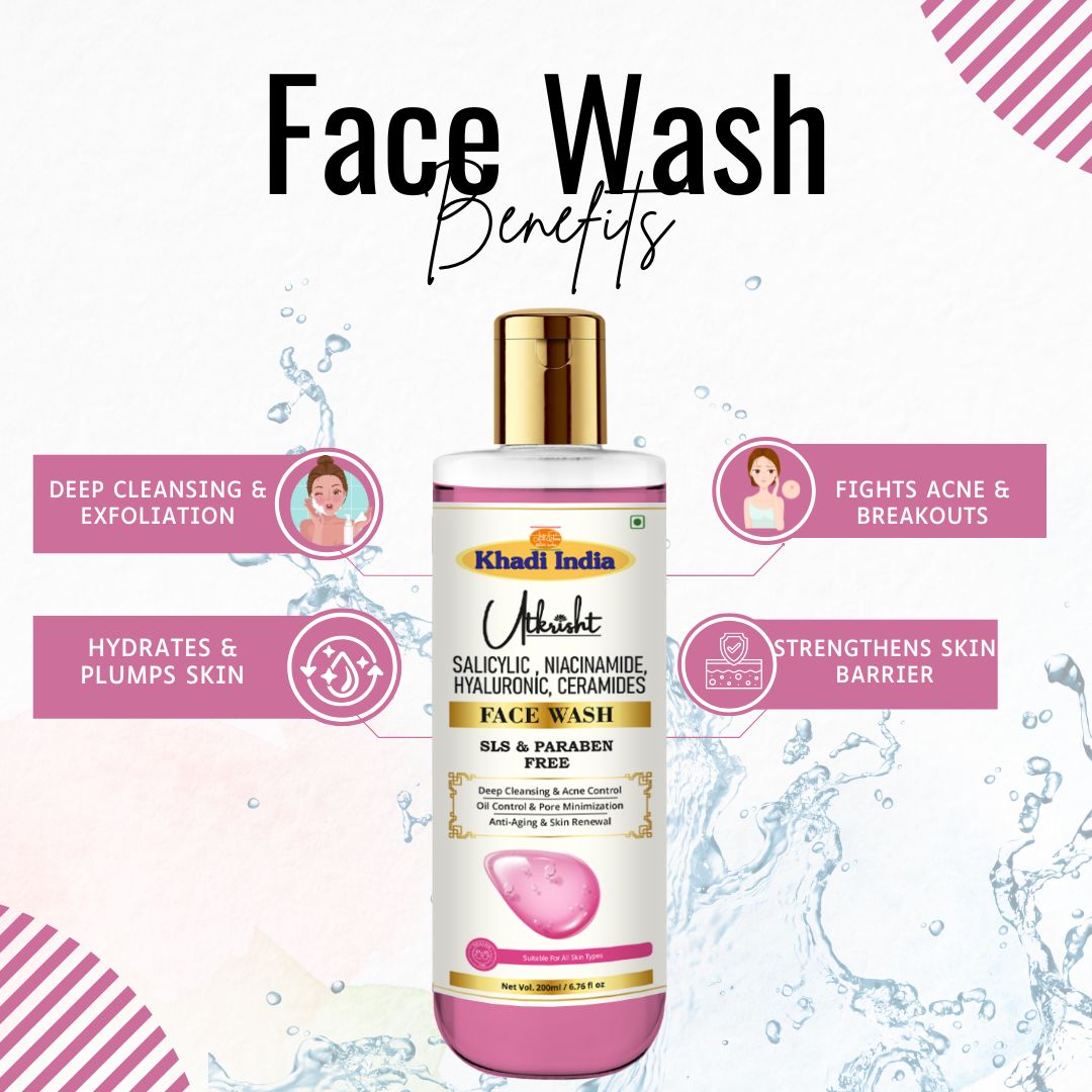 Utkrisht Khadi Salicylic Acid & Niacinamide Face Wash (200ml)