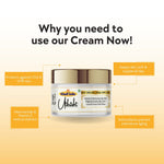 Utkrisht Khadi Pure Day Cream (50g) | Lightweight Hydration, SPF Sun Protection & Glowing Skin
