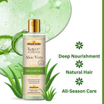 Kayee Ayurveda Aloe Vera Shampoo for Dry & Damaged Hair | Herbal Shampoo with Aloe Vera for Scalp Cleansing, Hair Nourishment, Moisturization, Softness, Smoothness & Healthy-Looking Shine | 210 ml