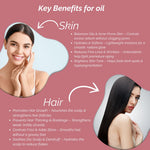 Utkrisht Khadi Grapeseed Oil for Hair & Skin (100ml)