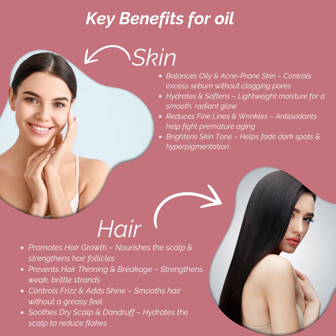 Utkrisht Khadi Grapeseed Oil for Hair & Skin (100ml)