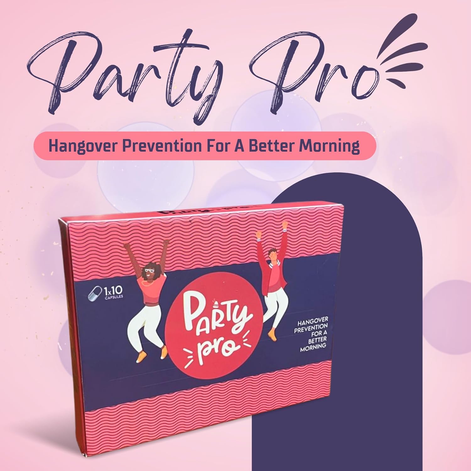 Sharvy Herbotec PartyPro - 10 Caps | Morning Recovery & Liver Detox Support