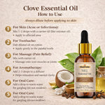 Kayee Ayurveda Clove Essential Oil for Aromatherapy, Diffuser, Massage & Home Fragrance | Warm Spicy Clove Aroma Oil for Meditation, Yoga, Relaxation & Spa | Multi-Purpose Essential Oil for Personal Care & Wellness | 15 ml